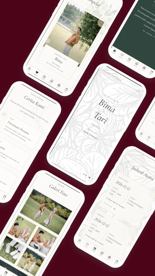 Preview desain Ivory Botanical Atelier